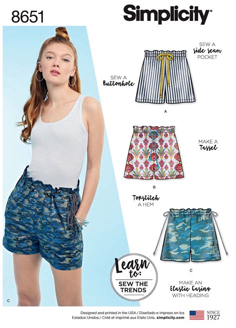 Elastic Waist Shorts Pattern Free Web In The Following List From
