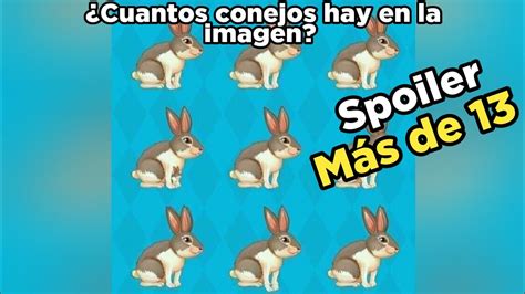 ¿cuantos Conejos Ves How Many Rabbits Are There In The Picture