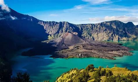 gunung rinjani gunung berapi tertinggi kedua di indonesia jurnalpost