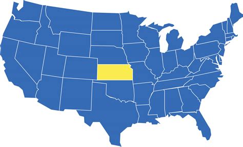 Kansas Location Map