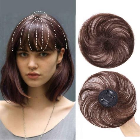 100 Human Hair Toupee Topper Piece Thin Clip In Top Hairpiece Wiglet