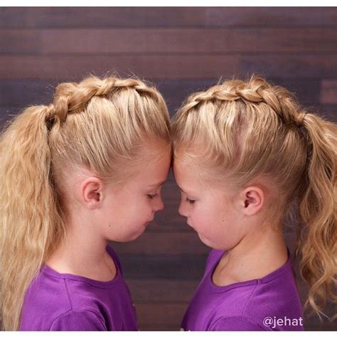 Jehat Hair — Side View Of The Dutch Mohawk Ponytail And Girls