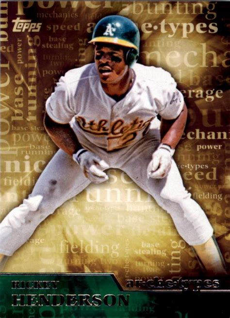 Rickey henderson baseball card worth. Rickey Henderson baseball card (Oakland Athletics) 2015 ...