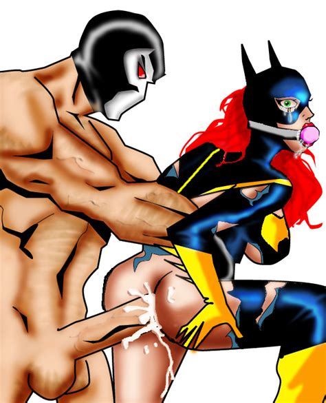 Rule Bane Barbara Gordon Batgirl Batman Series Bondage Dc Faceless Male Mrfuzzynutz Penis