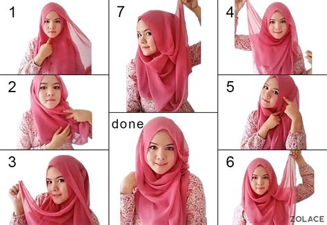 18 cara pakai tudung shawl dari zolace sharing my ceritera