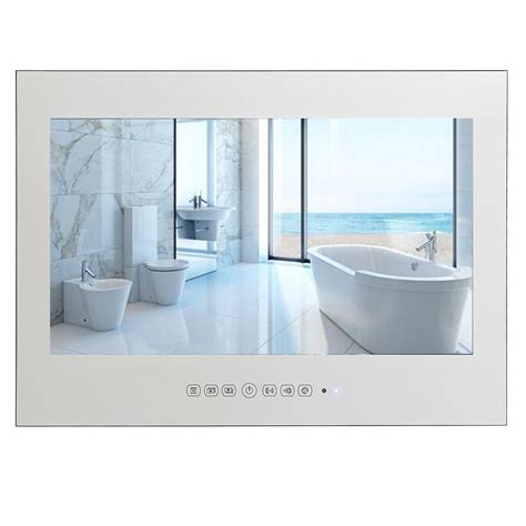 Conecte sus aparatos inteligentes y controle todo en el espejo con. Soulaca 15.6 Inch Smart Android Shower TV Waterproof Magic ...