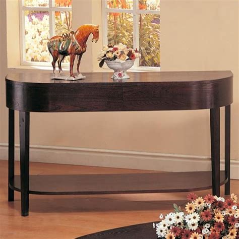 Coaster Furniture Cappuccino Sofa Table Living Room Accent Tables