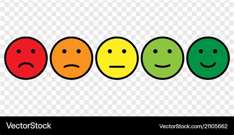 Smiley Face Icon Set Royalty Free Vector Image