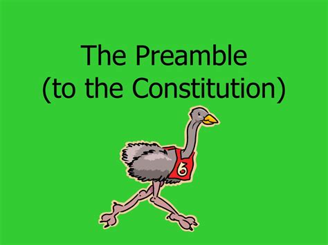 Ppt The Preamble To The Constitution Powerpoint Presentation Free