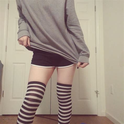 My Mom Says That These Thigh Highs Dont Go Well With These Shorts