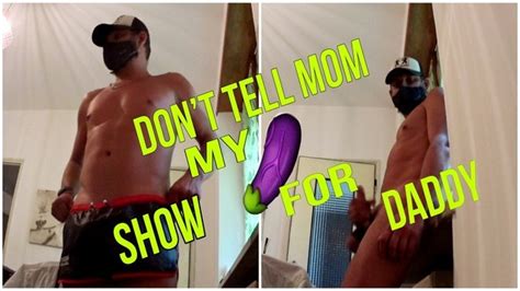 Don’t Tell My Mom How I Show Stepdad My Dick With Stretched Balls In Shorts