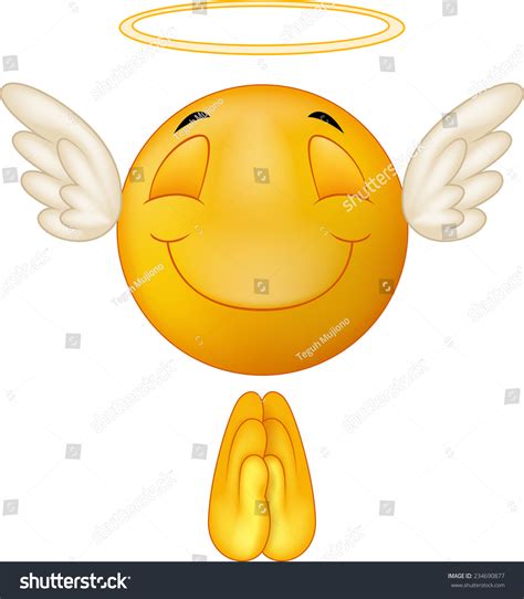 Angel Emoticon Stock Illustration 234690877 Shutterstock