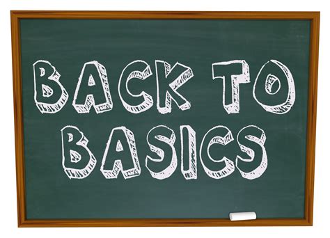 Back To The Basics Inspire Begins With I