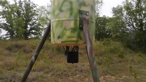 Build Your Own Homemade Deer Feeder Youtube