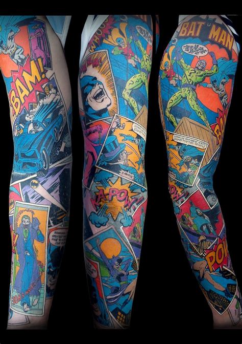 Superhero Sleeve This Looks Amazing Tattoos 3d Marvel Tattoos