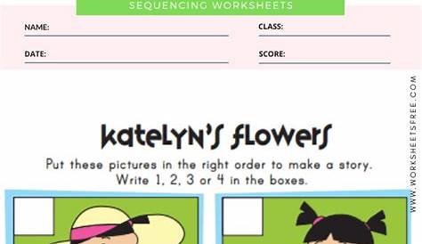 Planting Flowers Sequencing Worksheet | Worksheets Free