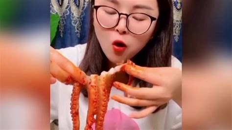 Octopus Challenge Spicy Octopus Eating Asmr Youtube