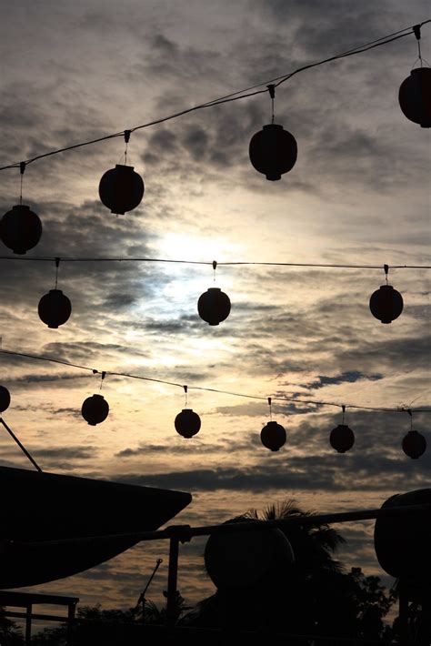 Lanterns During Sunset Seng Chuen Looi Flickr