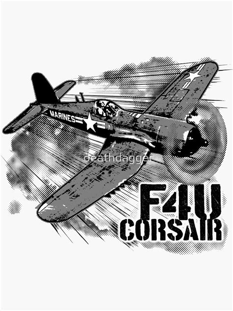 F4u Corsair Sticker For Sale By Deathdagger Redbubble