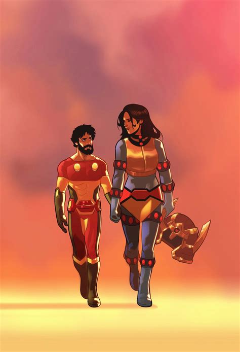 Mr Miracle And Big Barda By Stephen Byrne Dc Comics Art Big Barda Dc Comics Characters