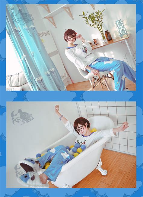 Overwatch Mei Rise And Shine Cosplay Costume Pajama Fortunecosplay