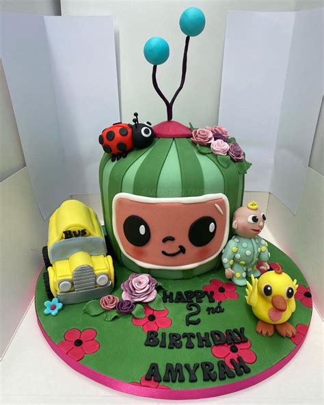 Cocomelon birthday theme is quite an interesting idea for party. Cocomelon Cake - Bakerstreetbfd | Baby boy 1st birthday party, 2nd birthday party for girl ...