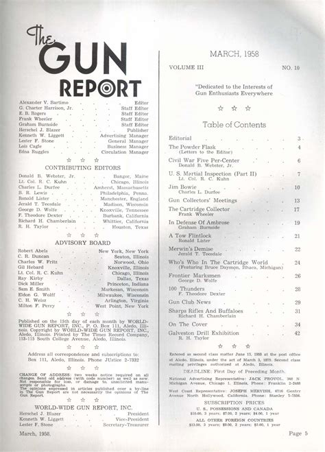 Gun Report Civil War Five Percenter Jim Bowie Tow Flintlock Merwin 3 1958
