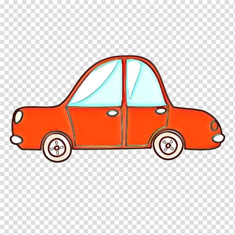 Orange Cartoon Motor Vehicle Vehicle Door Mode Of Transport