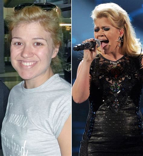 48 Photos Of Celebrities Without Makeup Kelly Clarkson Without Makeup