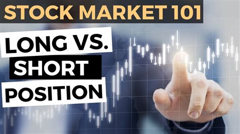 Stock Market Basics 101 Long Vs Short Position Youtube