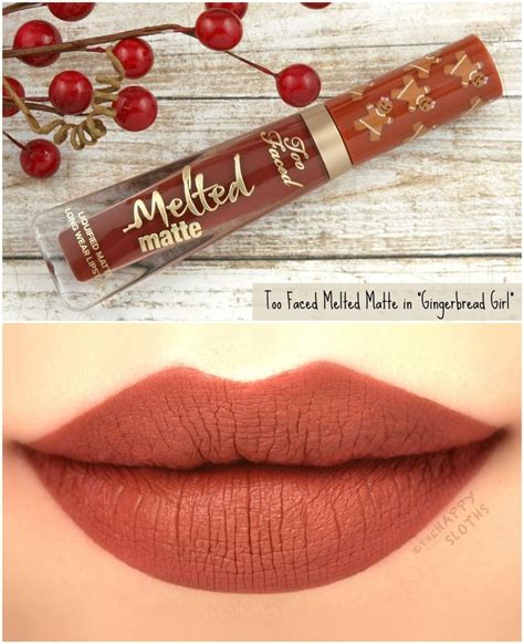 Too Faced Melted Matte Liquified Long Wear Lipstick In Gingerbread