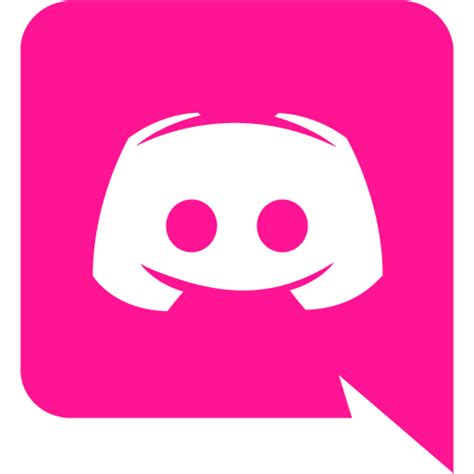 Deep Pink Discord Icon Free Deep Pink Site Logo Icons