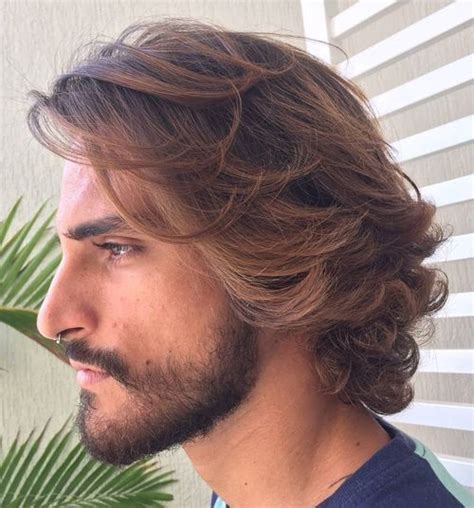 Shaggy mullet with low fade hairstyle for men with straight hair. 45 Best Curly Hairstyles and Haircuts for Men 2021