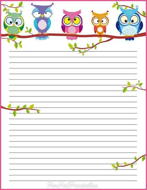 Printable Lined Paper Free Printable Stationery Free Printables