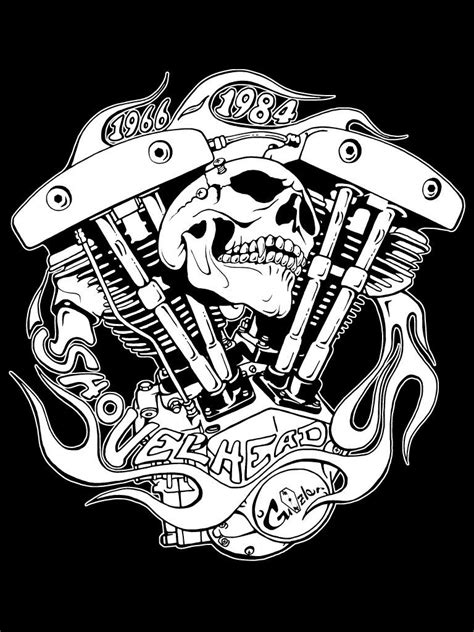 Originaldesign Biker Art Harley Davidson Artwork Biker Tattoos