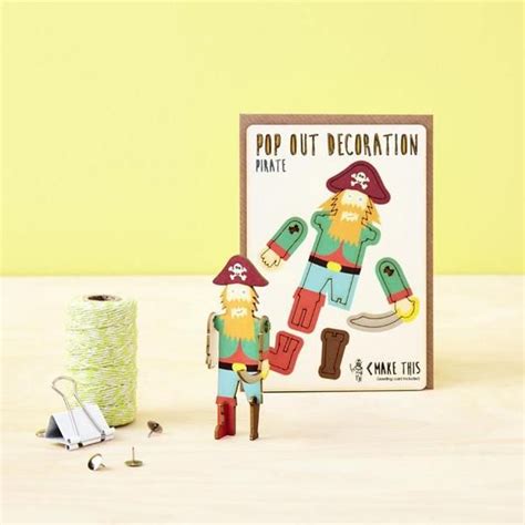 Pop Out Pirate Greeting Card