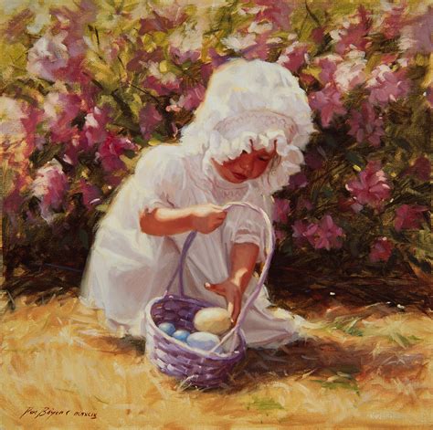 Easter Egg Hunt Painting By Ronald Bayens
