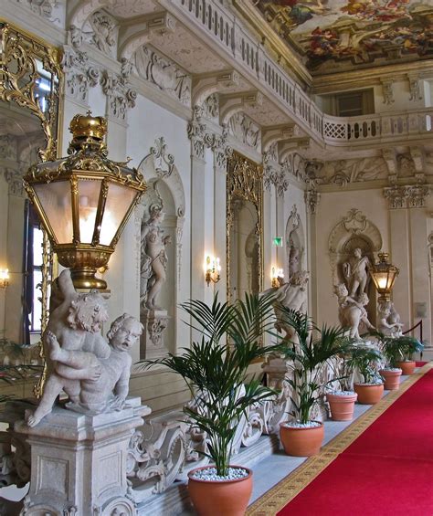Baroque Architecture Inside Palais Kinsky Vienna Baroque