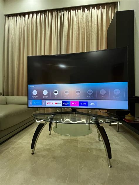 55 Uhd 4k Curved Smart Tv Ku6500 Series 6 Tv And Home Appliances Tv