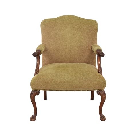 60 Off Regency Regency Upholstered Chippendale Occasional Chair Chairs