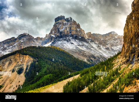 Cathedral Mountain Yoho National Park High Resolution Stock Photography