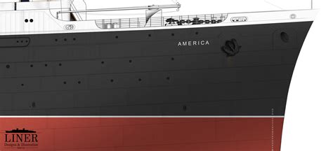 America 1959 — Oceanliner Designs And Illustration