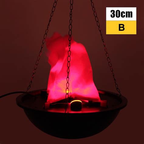Hrsr Halloween Electronic Brazier Lamp Hanging Light 3d Flickering Fake