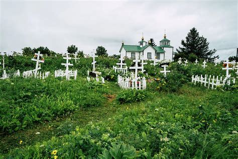 Historic Russian Orthodox Church In Ninilchik Alaska Photograph By