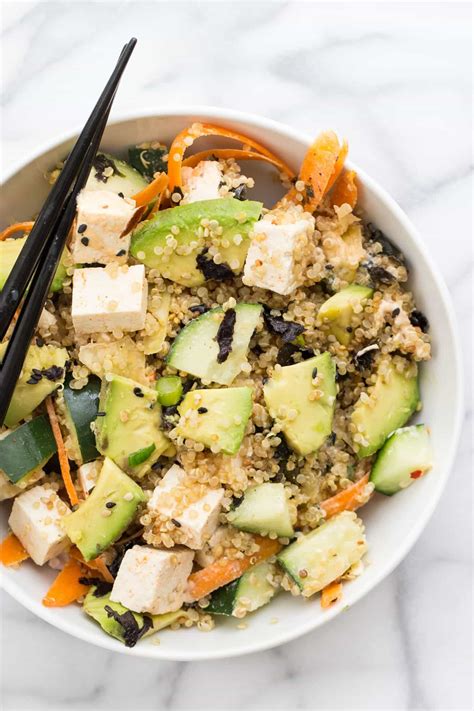 Vegan Quinoa Sushi Bowls Simply Quinoa