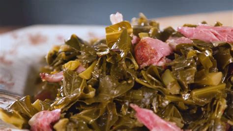 · southern, soul food collard greens with smoked turkey legs. How To Make Indian-Style Cornbread & Collard Greens ...