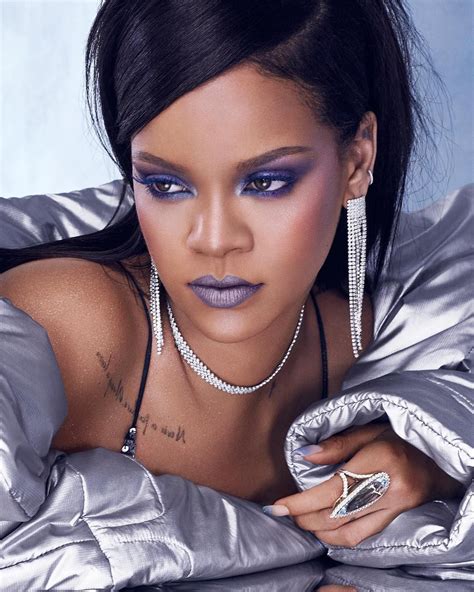 Rihanna Celebrity Makeup Looks Fenty Beauty Celebrity Makeup