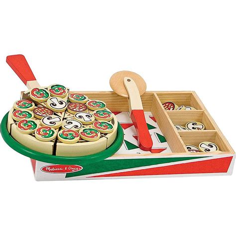 Best Buy Melissa And Doug Pizza Party Wooden Play Food Multi Color 167