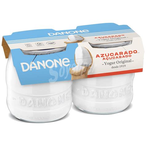 Original Danone Yogur Natural Azucarado X G