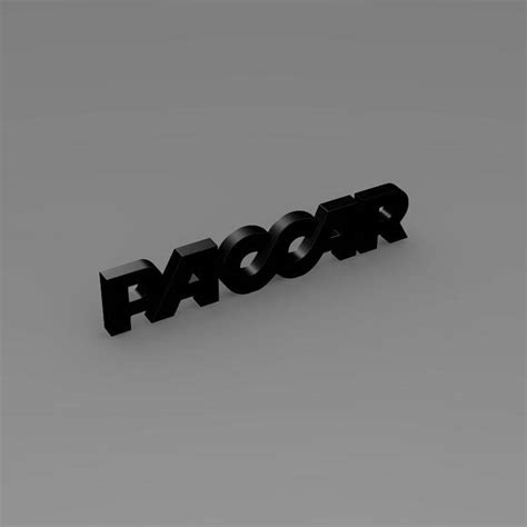 Paccar Logo 3d Model By Creative Idea Studio